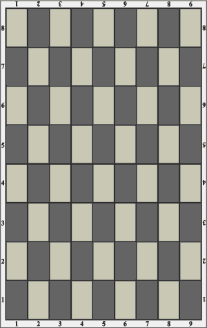 playing number 74 can move 7 or 4 squares of game board