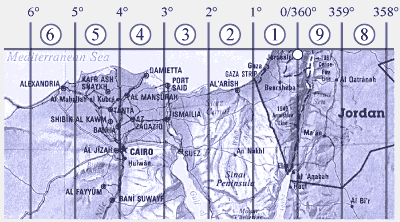 координаты середины мира и числа в нумерологии на карте Иерусалима